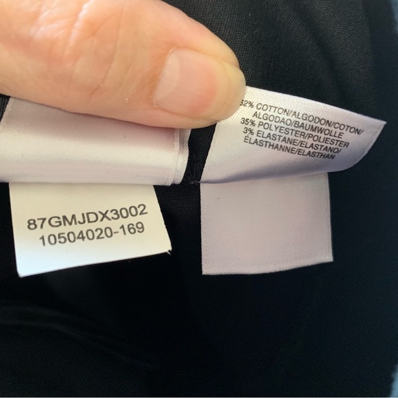 Kasper black cotton blend twill straight leg dress work pants.‎ EUC Size 10 - Picture 12 of 12